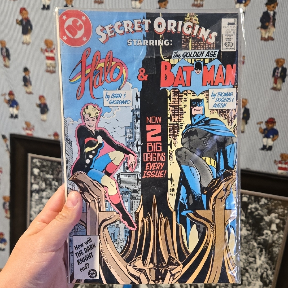 Vtg 80s DC Secret Origins Comic with Batman
